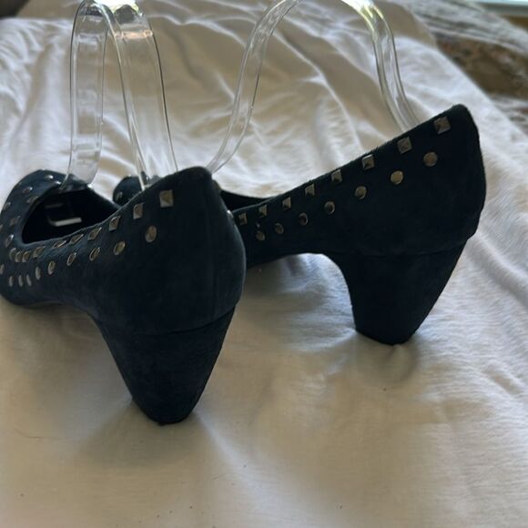 Kenneth Cole heels denim suede size 8.5 excellent condition - Picture 8 of 16